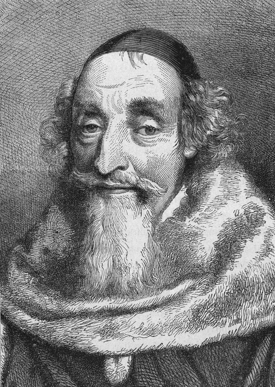 Portrét Mathieu Molé (1584 až 1656). Syn Edouarda Molé, byl prvním předsedou parlamentu v Paříži (1641). od Unknown artist