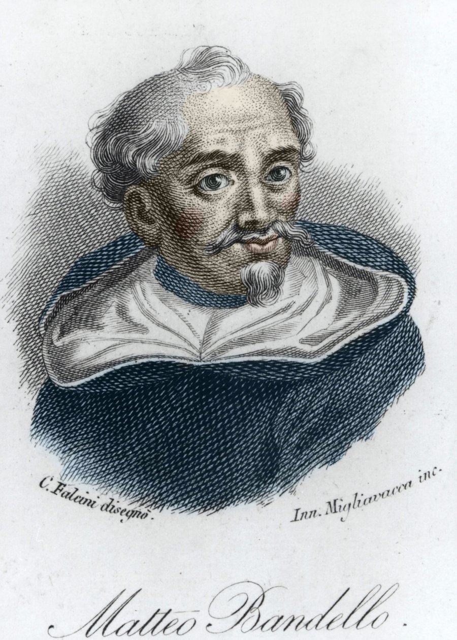 Portrét Mattea Bandella (1485 - 1561) od Unknown artist