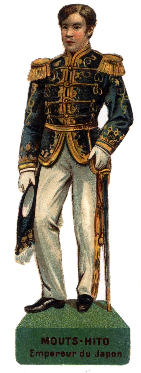 Portrét Meidži Ten Dit Mutsuhito (Moutes může být jeho hitem od Unknown artist