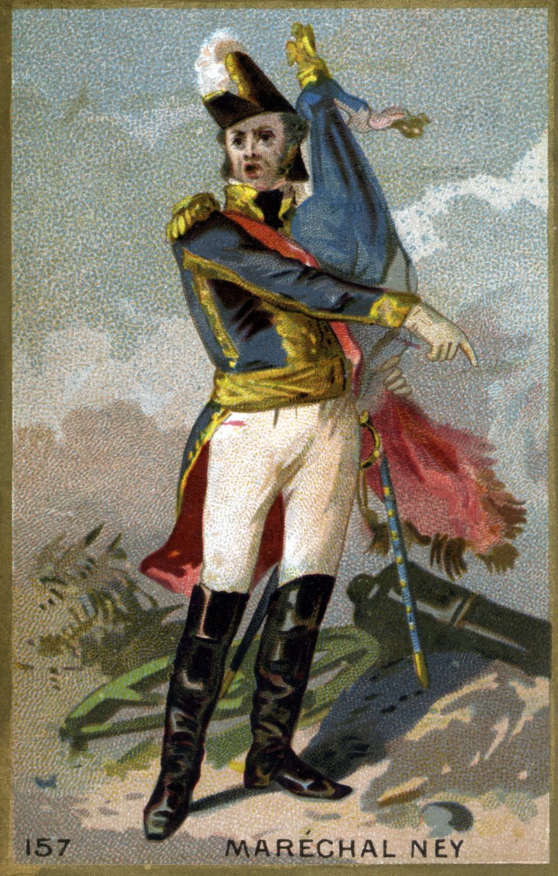 Portrét Michela Neye, vévody z Elchingenu, prince z Moskova (1769 - 1815), maršála Francie. Chromolitografie 19. století. od Unknown artist