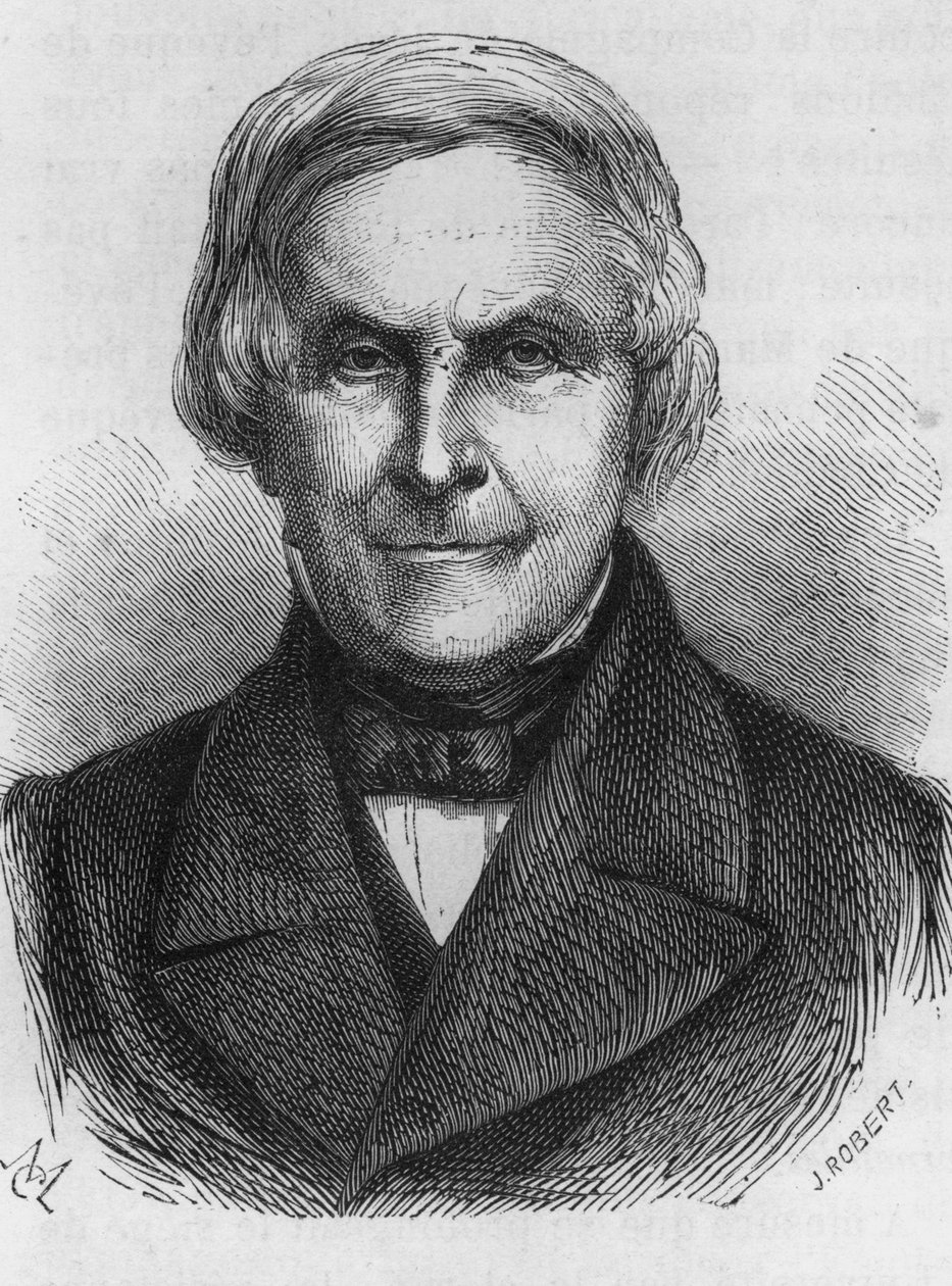 Portrét Micheleta, francouzského historika a spisovatele (1798 - 1874) od Unknown artist