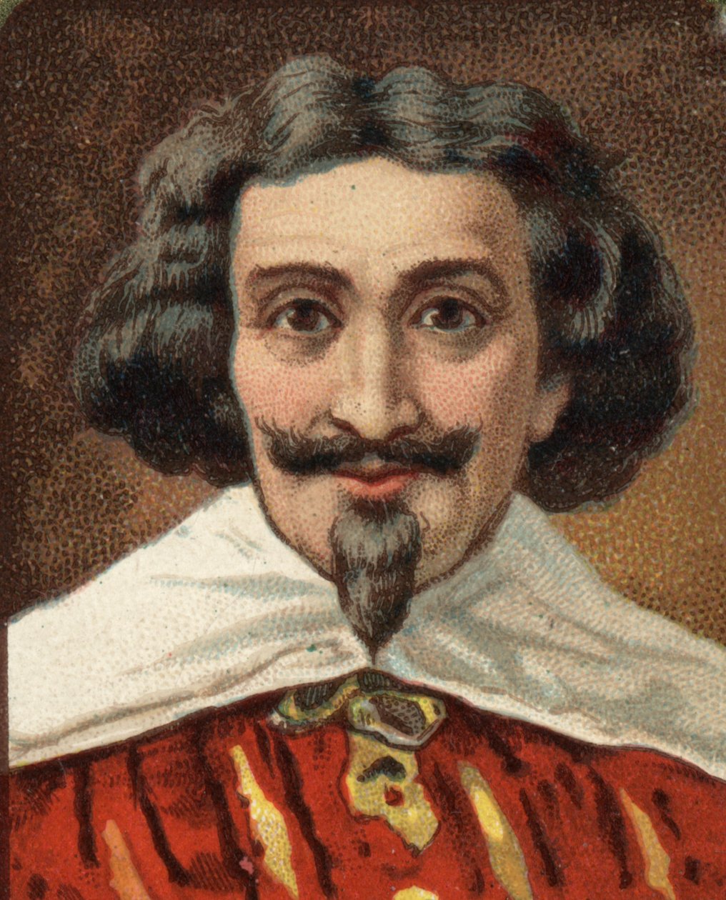 Portrét Miguela de Cervantese (1547-1616) španělského spisovatele Miguela Cervantese de Saavedra. od Unknown artist