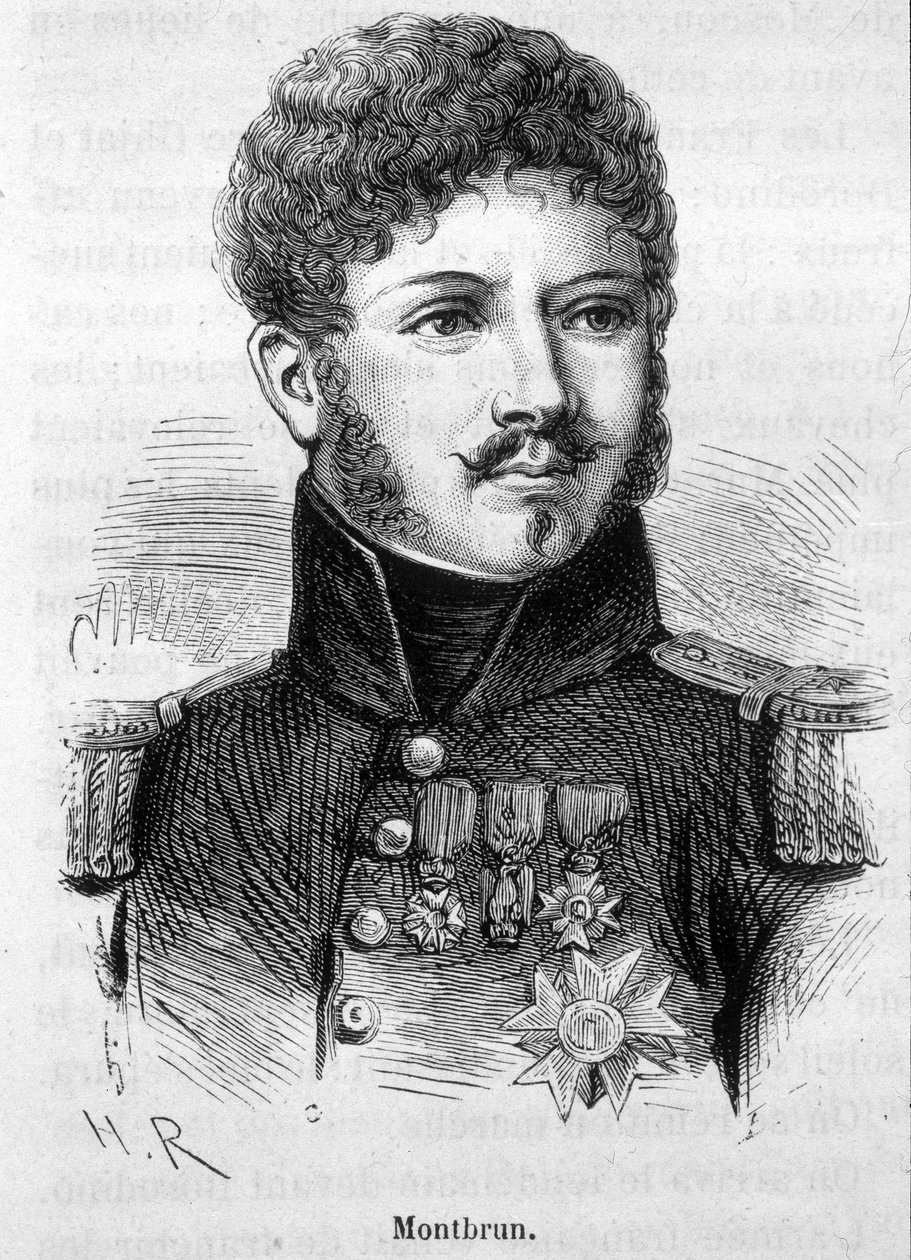 Portrét Montbrunu. Rytina z konce 19. století v „Histoire de France““ od H. Martina. od Unknown artist