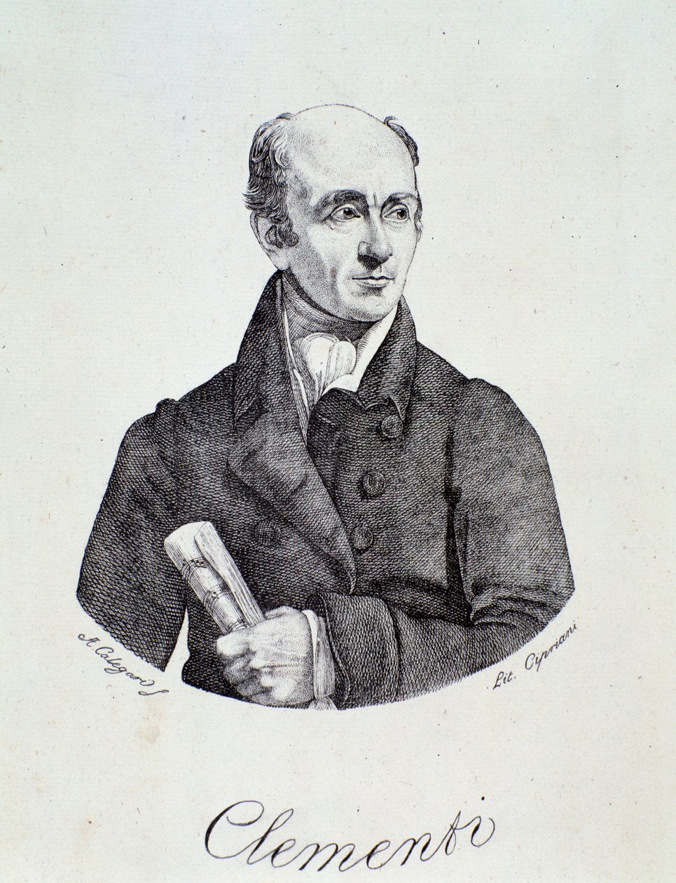 Portrét Muzio Clementi (rytina) od Unknown artist