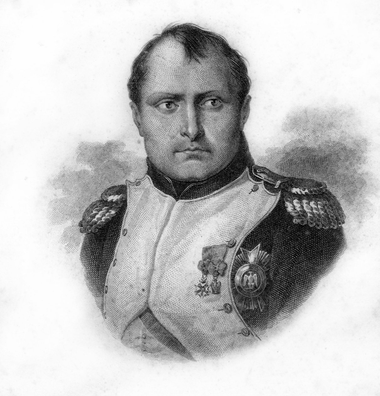 Portrét Napoleona Bonaparta, rytina z 19. století od Unknown artist
