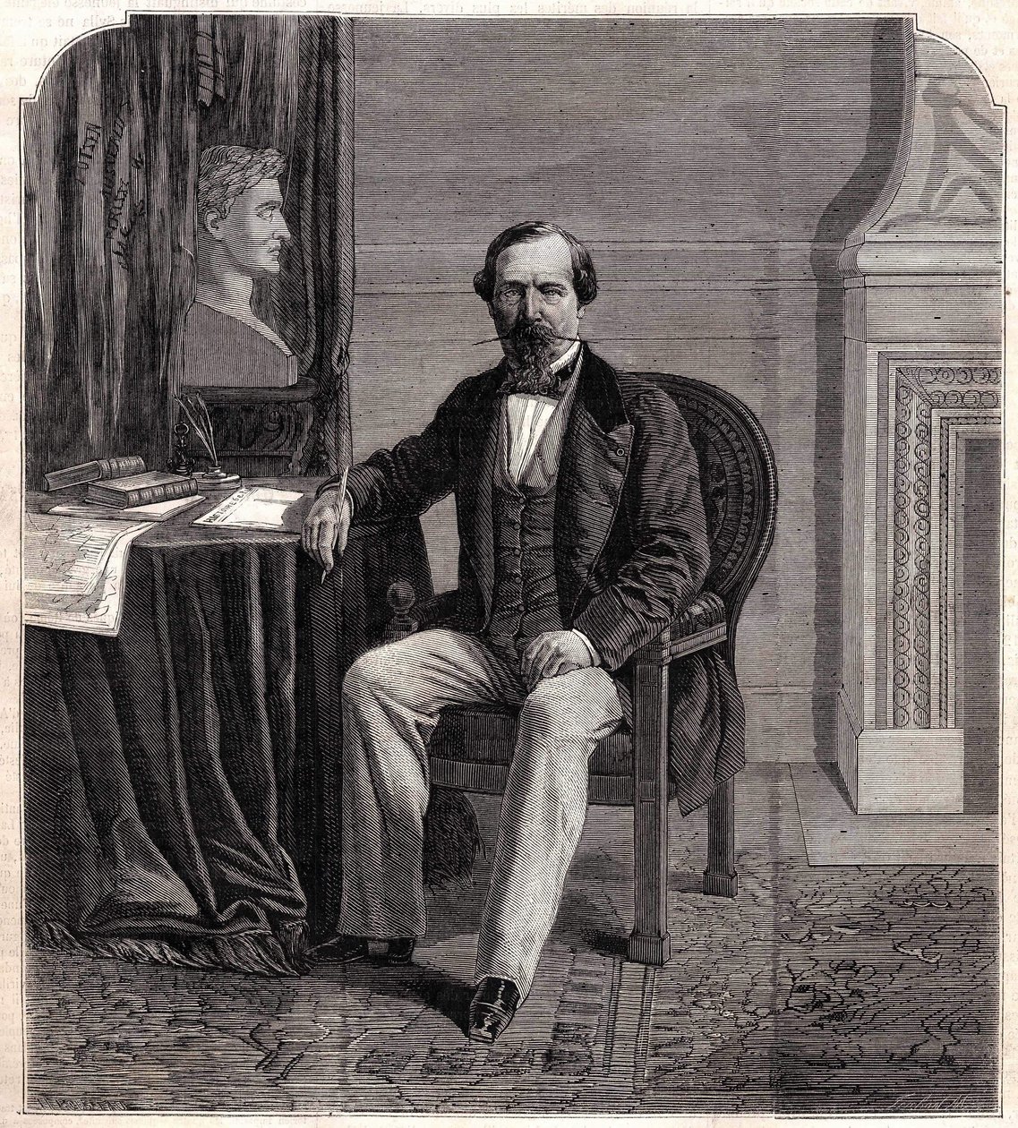 Portrét Napoleona III. (1808 - 1873) od Unknown artist