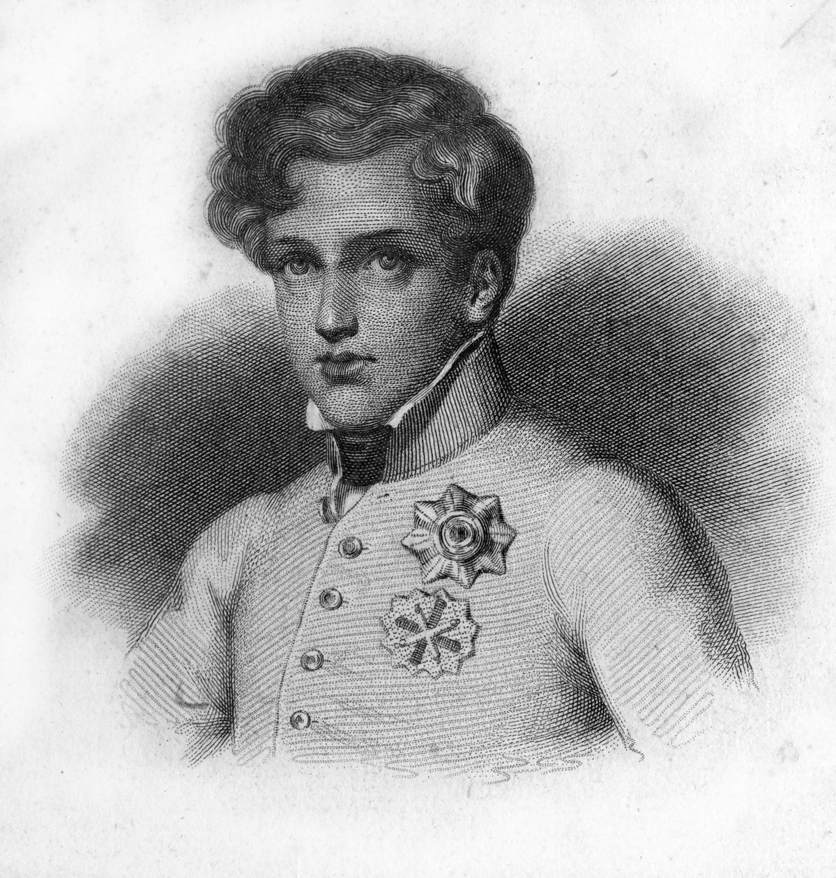 Portrét Napoleona II., syna Napoleona I., vévody z Reichstadtu (1811-1832) od Unknown artist