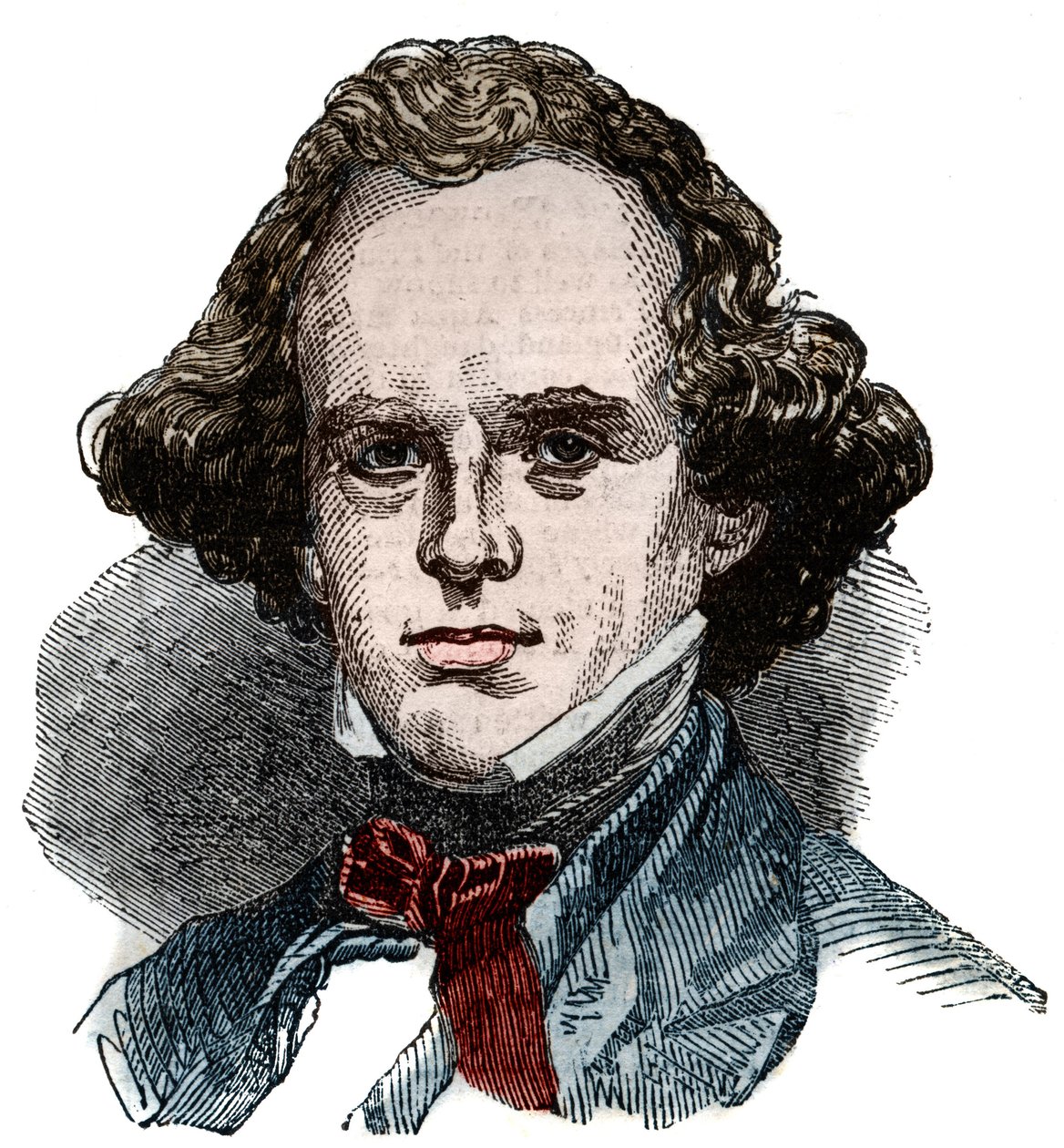 Portrét Nathaniela Hawthorna (1804-1864), amerického spisovatele. od Unknown artist