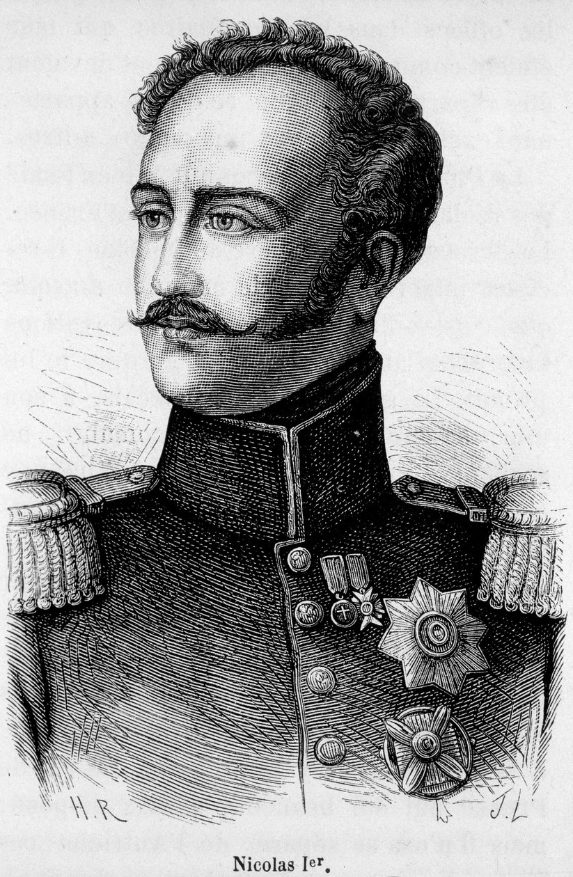 Portrét Mikuláše I., císaře Ruska (1796 - 1855) od Unknown artist