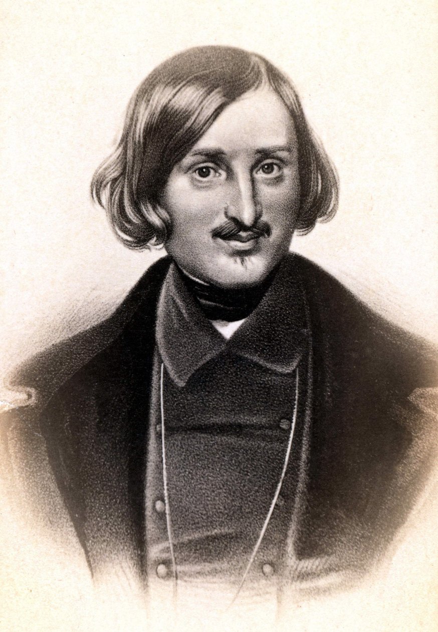 Portrét Nikolaje Vasiljeviče, francouzsky řečeno Nicolas Gogol (1809 - 1852), ruský spisovatel. Gravírování sd. 19. století. od Unknown artist