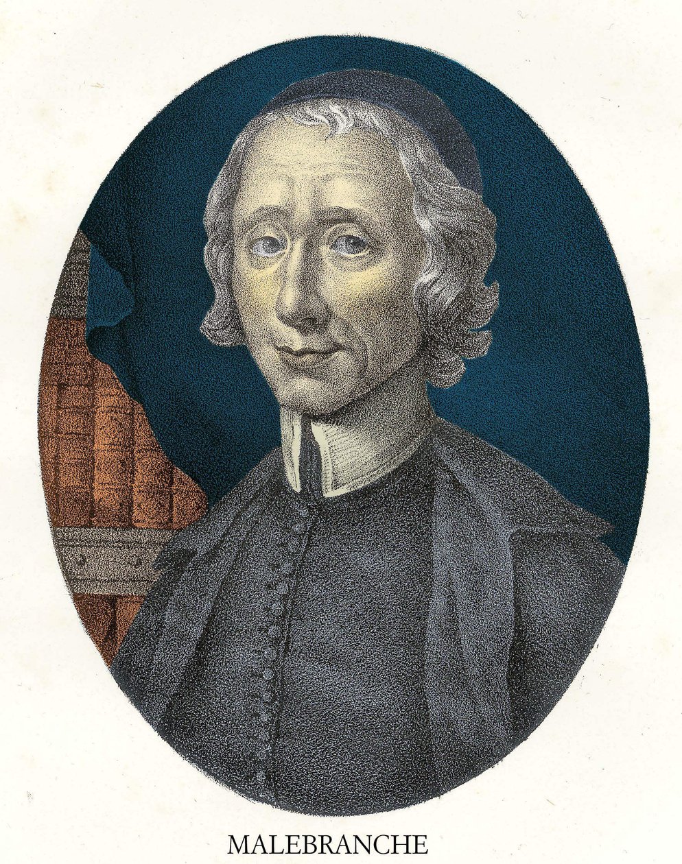 Portrét Nicolase Malebranche (1638 - 1715) francouzský filozof a teolog. od Unknown artist