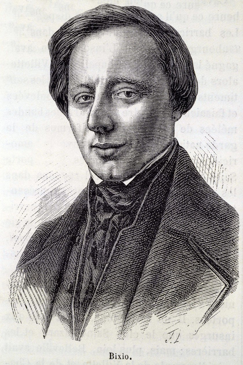 Portrét Nino Bixio (1821-1873), italský voják a politik. od Unknown artist