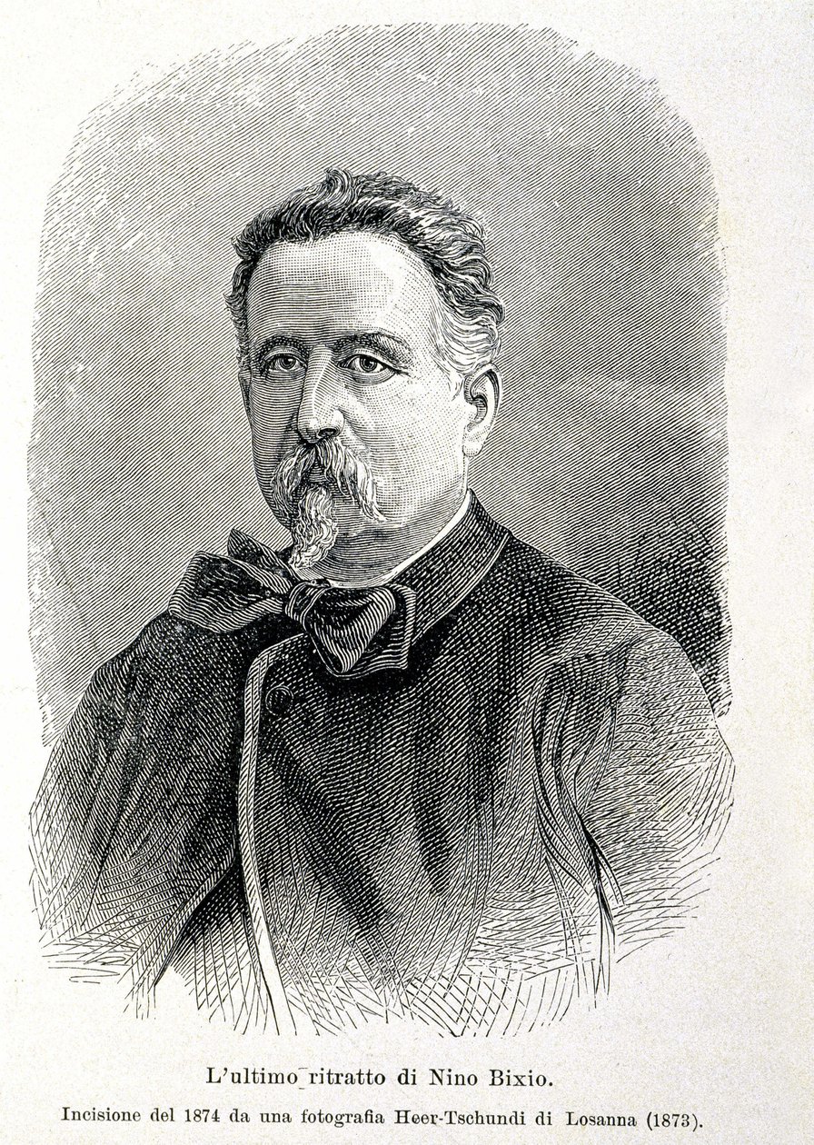 Portrét Nino Bixio (1821-1873) italský politik od Unknown artist