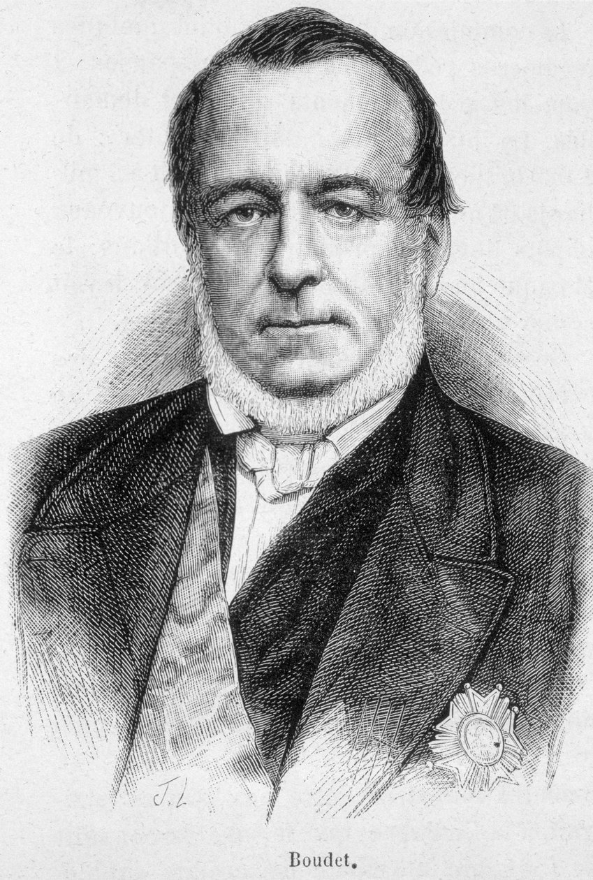 Portrét Paula Boudeta (1800-1877), francouzského politika. od Unknown artist