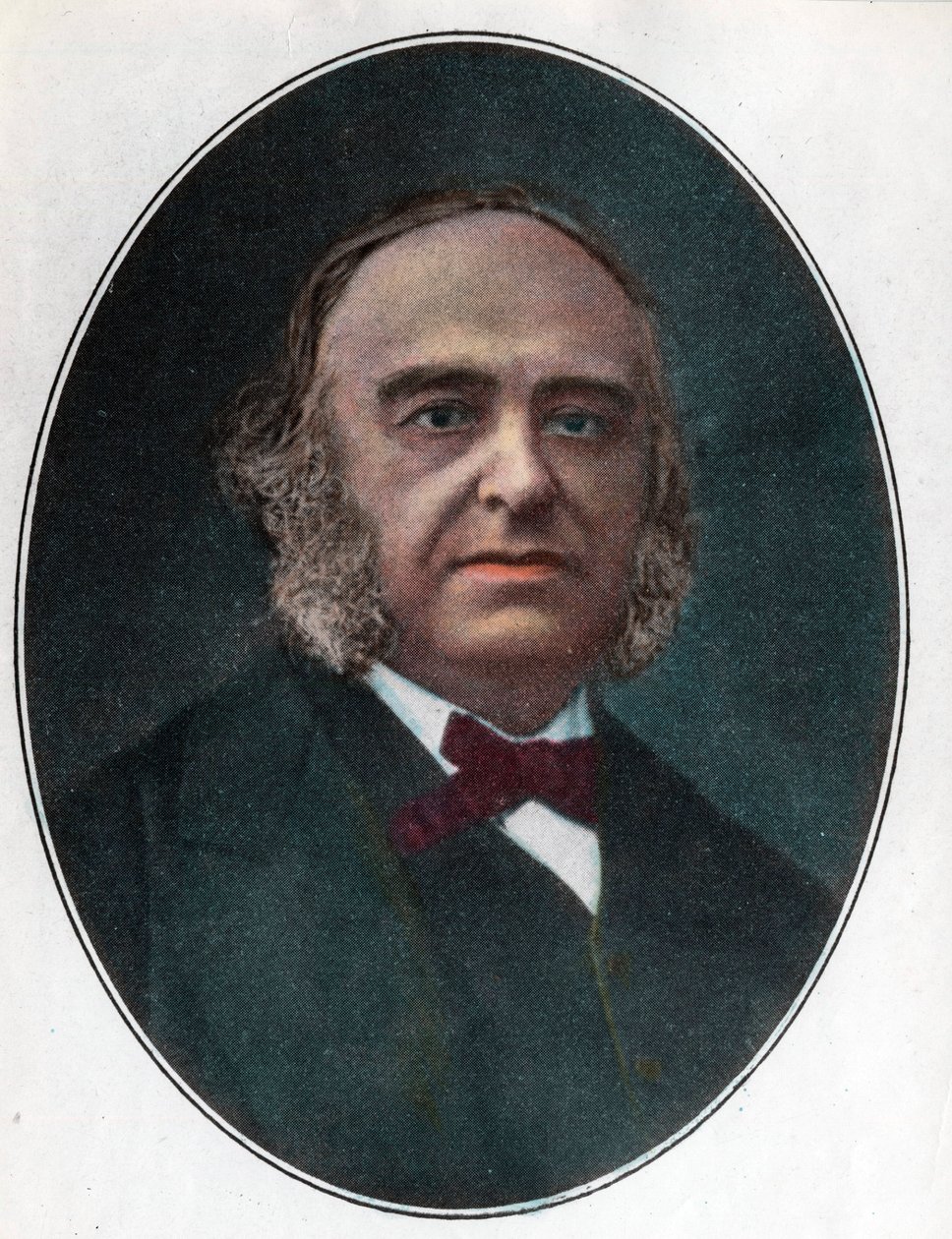 Portrét Paula Brocy (1824 - 1880) francouzského chirurga. Rytina 19. století. Soukromá sbírka. od Unknown artist