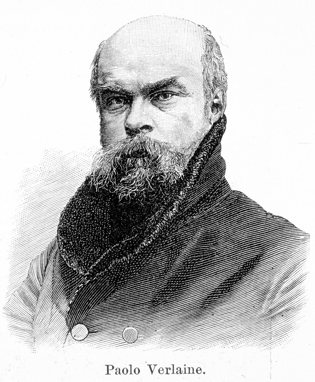 Portrét Paula Verlaina (1844 - 1896) od Unknown artist