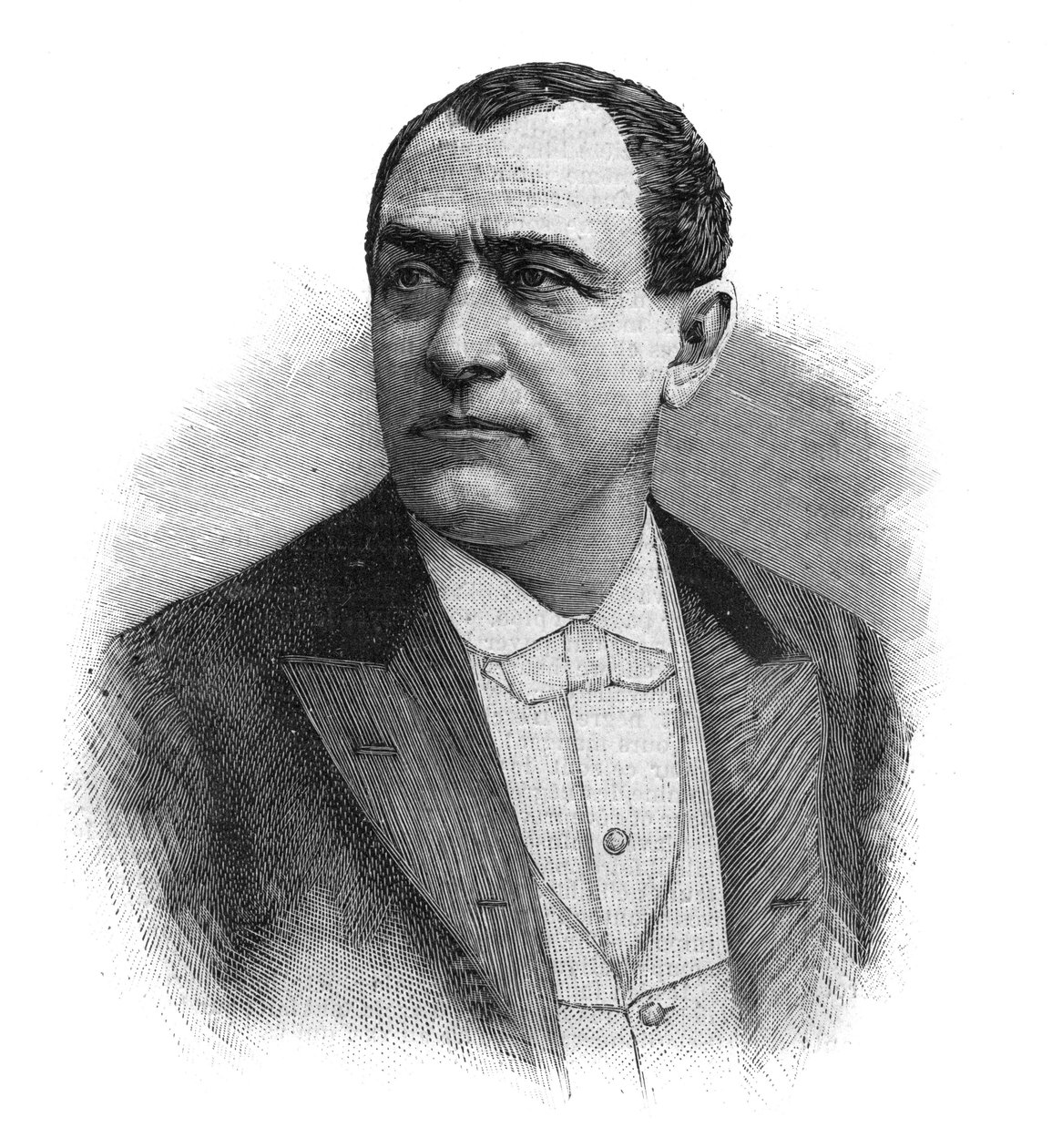Portrét Pauluse (Jean Paul (Jean-Paul) Habans) francouzský zpěvák (1845-1908) - rytina z konce 19. stol. od Unknown artist
