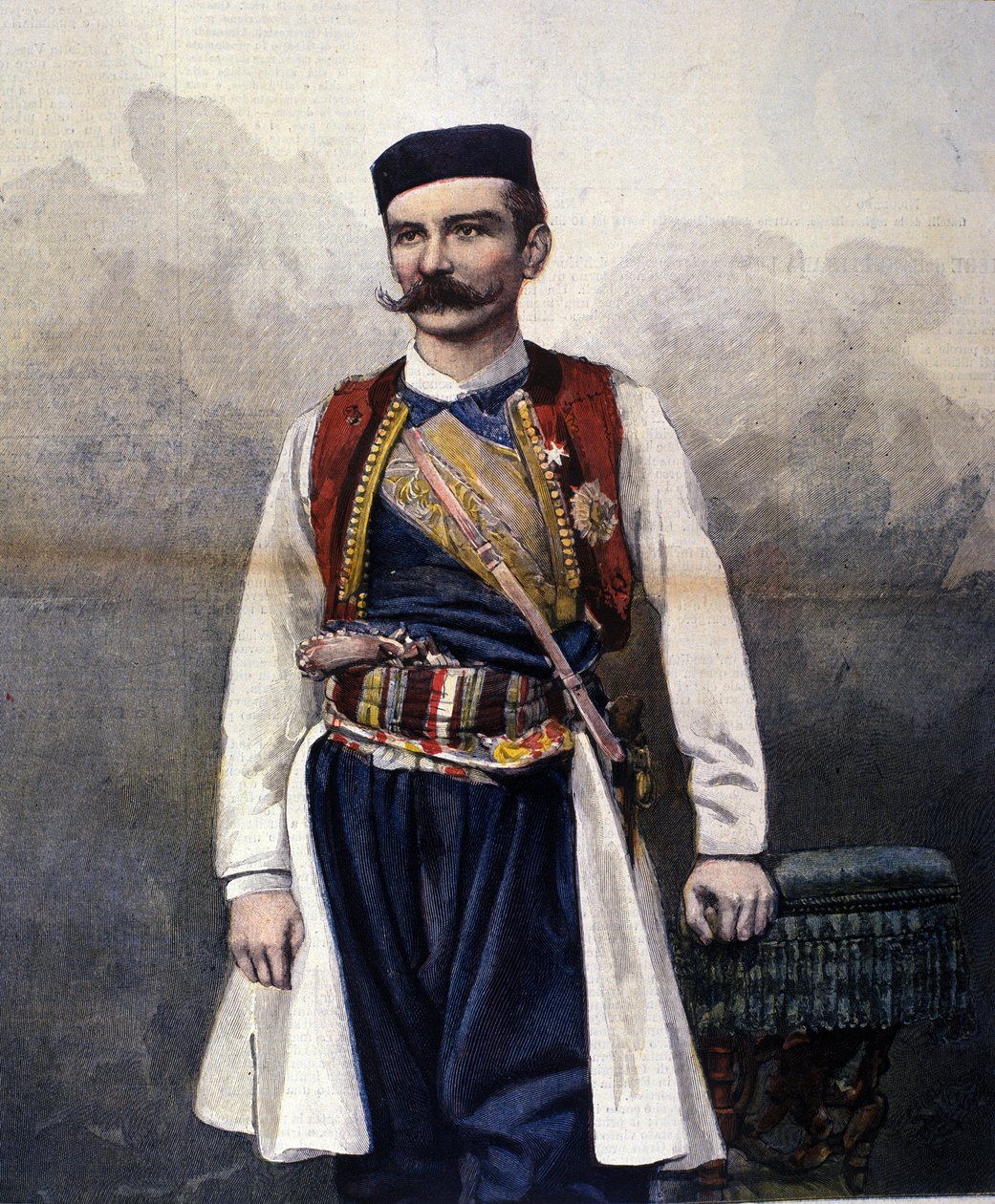 Portrét Petra I. Srbského (Karageorgevic od Unknown artist