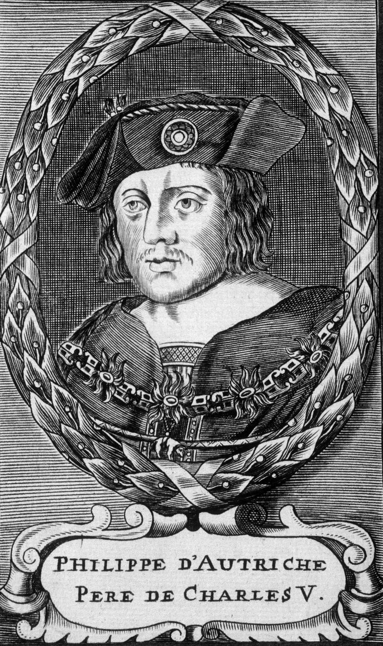 Portrét Filipa Rakouského, otce Karla V. - n.d. od Unknown artist