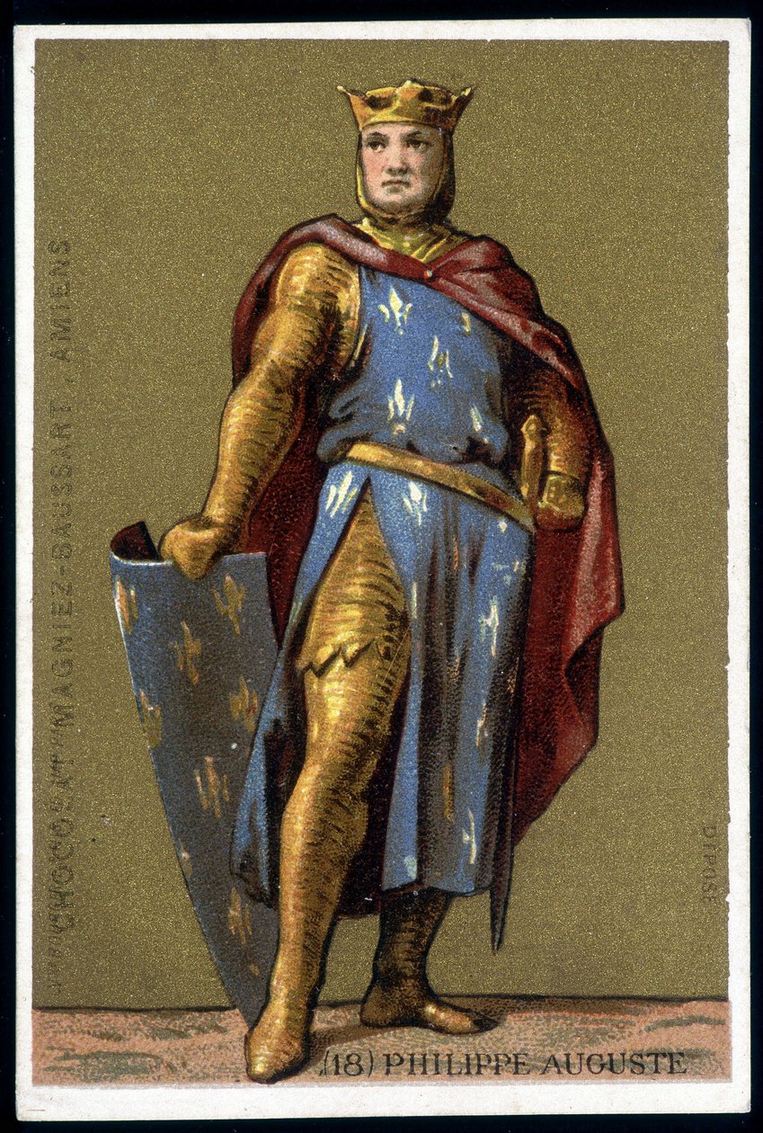 Portrét Philippe Auguste v bojovém obleku - chromo, konec 19. století od Unknown artist