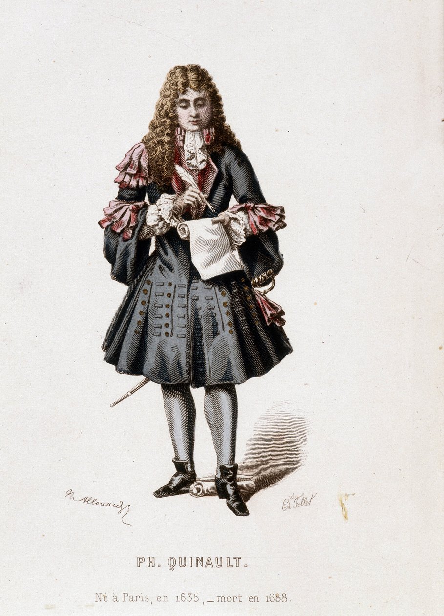 Portrét Philippe Quinaulta od Unknown artist
