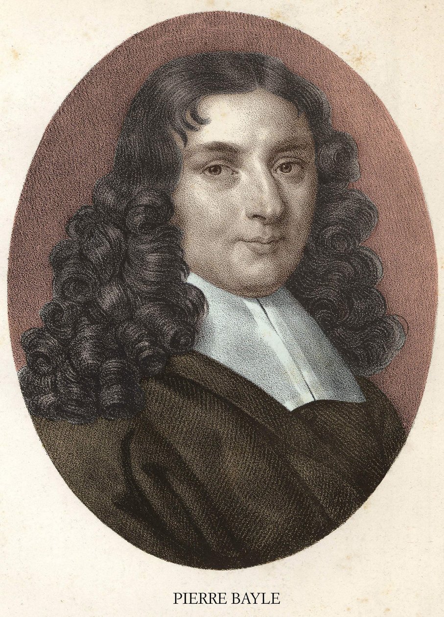 Portrét Pierre Bayle francouzský filozof a spisovatel (1647-1706) od Unknown artist