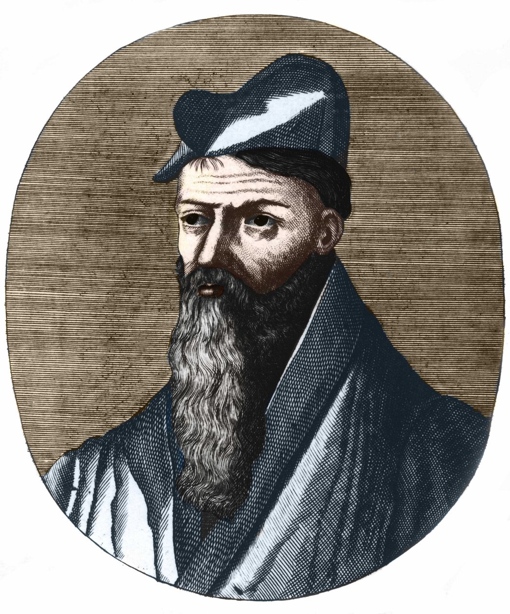 Portrét Pierre Belon 1517-1564. Francouzský přírodovědec a lékař. Soukromá sbírka. od Unknown artist