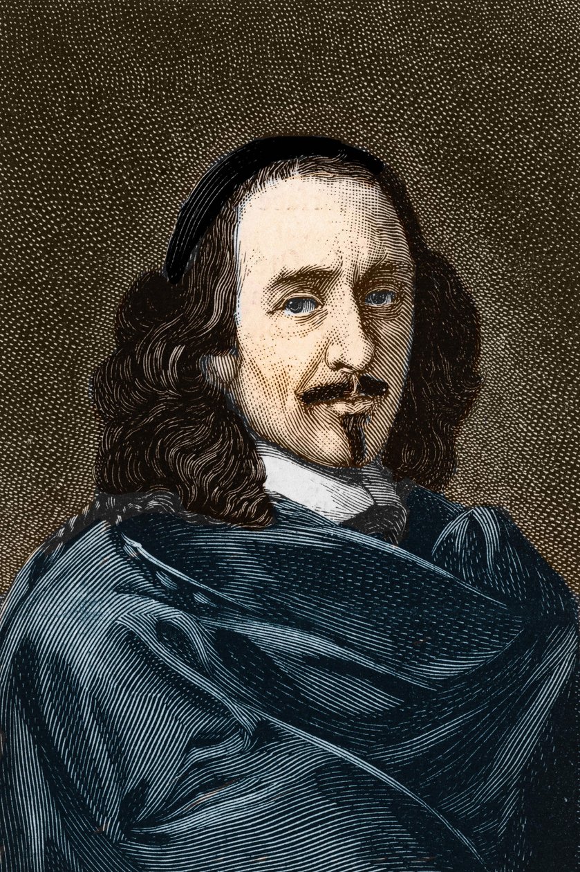 Portrét Pierra Corneille (1606 - 1684), francouzského dramatického básníka. od Unknown artist