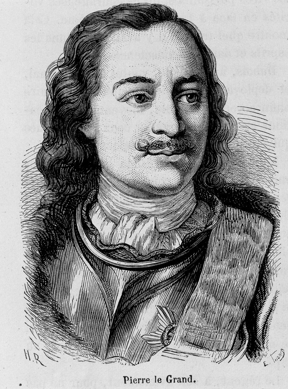 Portrét Petra Velikého od Unknown artist