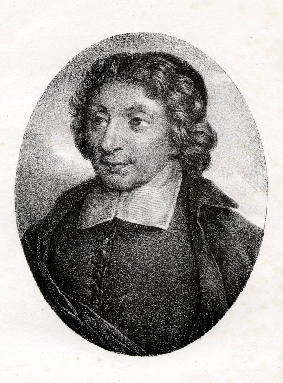 Portrét Pierra Nicole (1625 - 1695), horlivého obhájce jansenismu z obrazu Port Royal. od Unknown artist