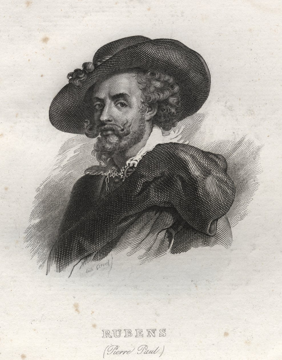 Portrét Pierre Paul (Pierre-Paul) Rubens (nebo Peter Paul nebo Petrus Paulus) (1577-1640) od Unknown artist