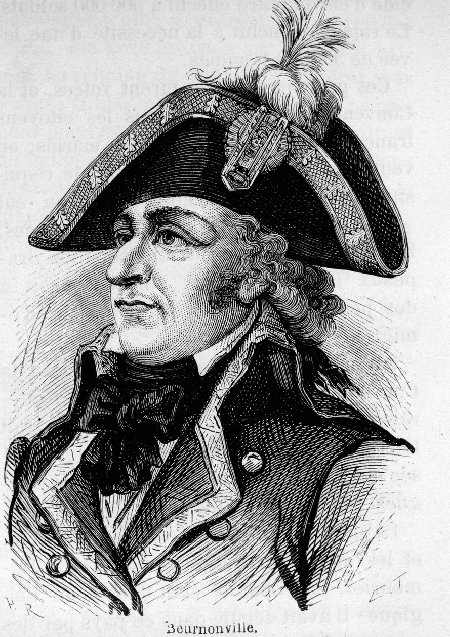 Portrét Pierra Riela, hraběte a poté markýze de Beurnonville, maršála Francie (1752-1821). od Unknown artist