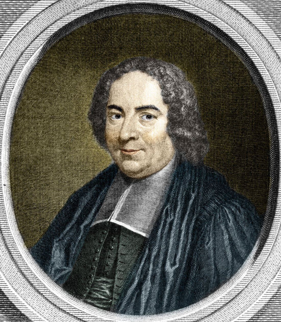 Portrét Pierra Varignona (1654-1722). Francouzský geometr. od Unknown artist