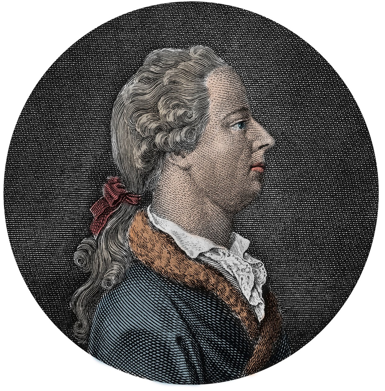 Portrét Pietra Verriho (1728-1797), italského ekonoma - Portrét spisovatele, filozofa a ekonoma Pietra Verriho (1728-1797) Rytina od Unknown artist