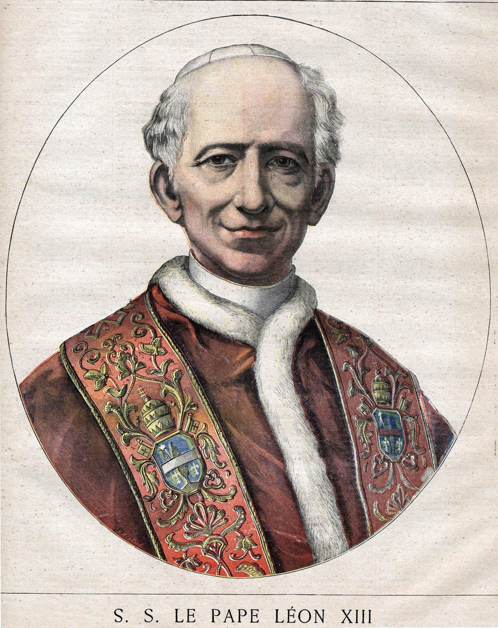 Portrét papeže Lva XIII od Unknown artist