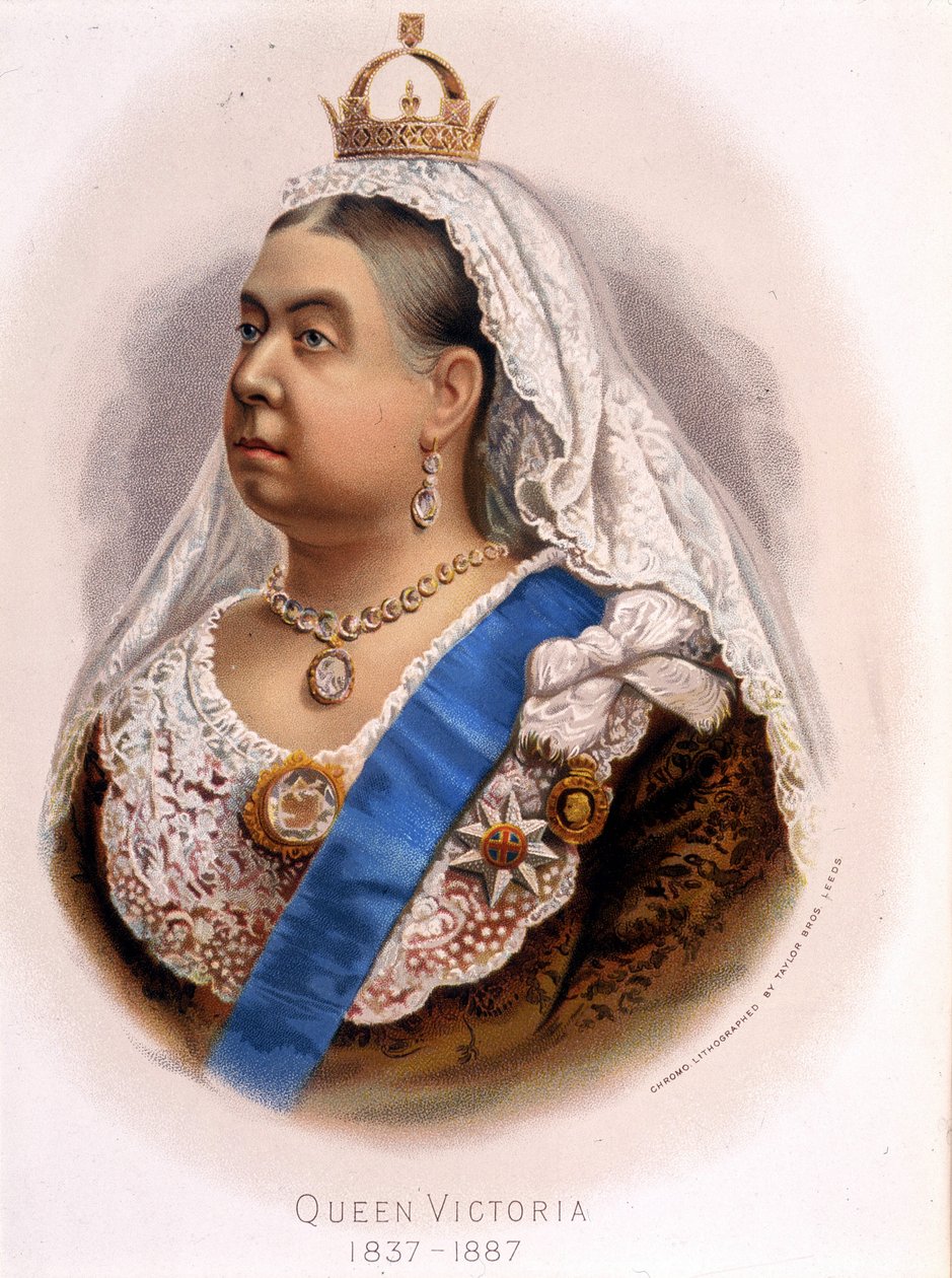 Portrét anglické královny Viktorie, konec 19. století od Unknown artist