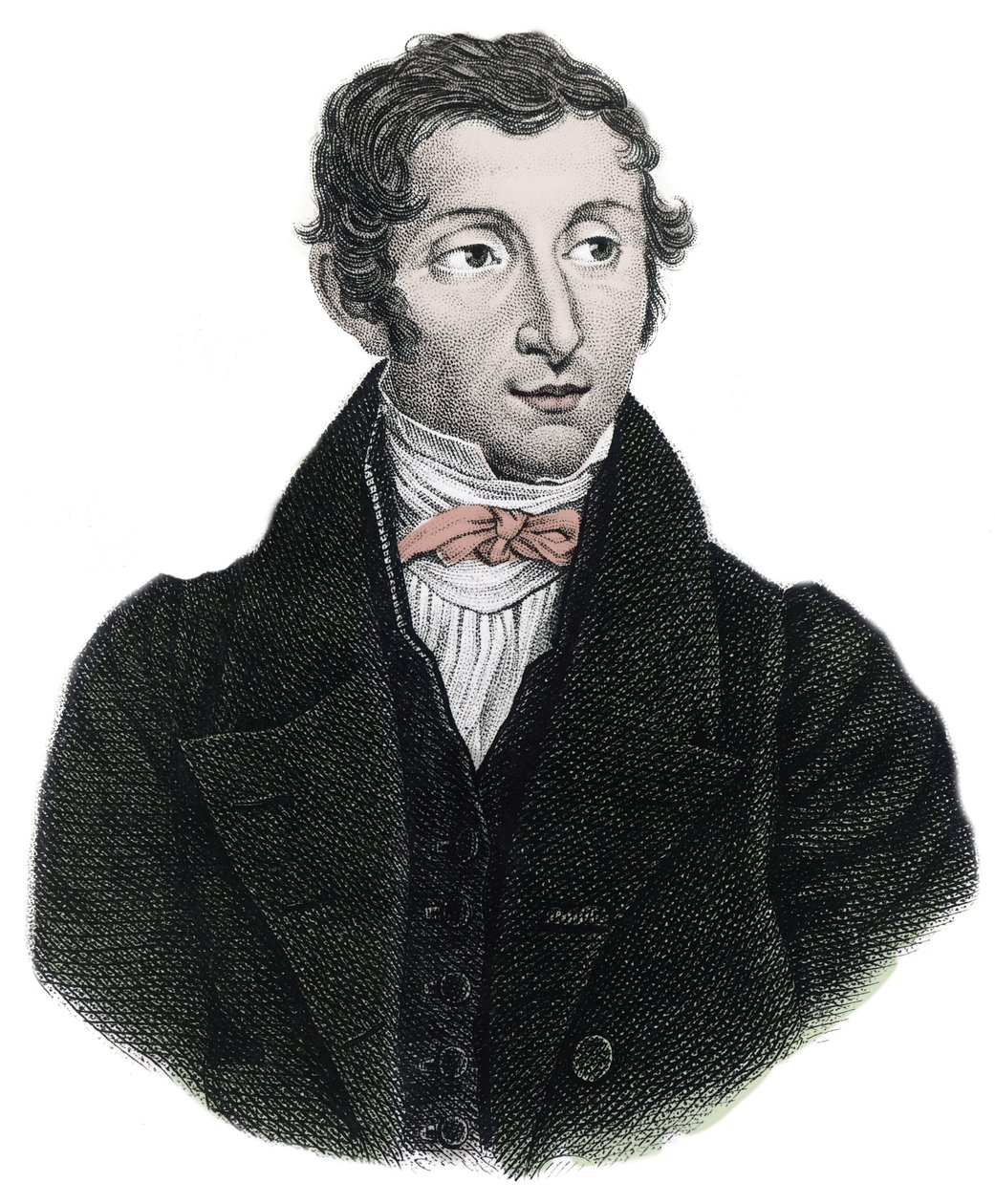 Portrét Rene Caillie - anglický průzkumník - Portrét Rene Caillie (1799 -1838) průzkumník anglicky od Unknown artist