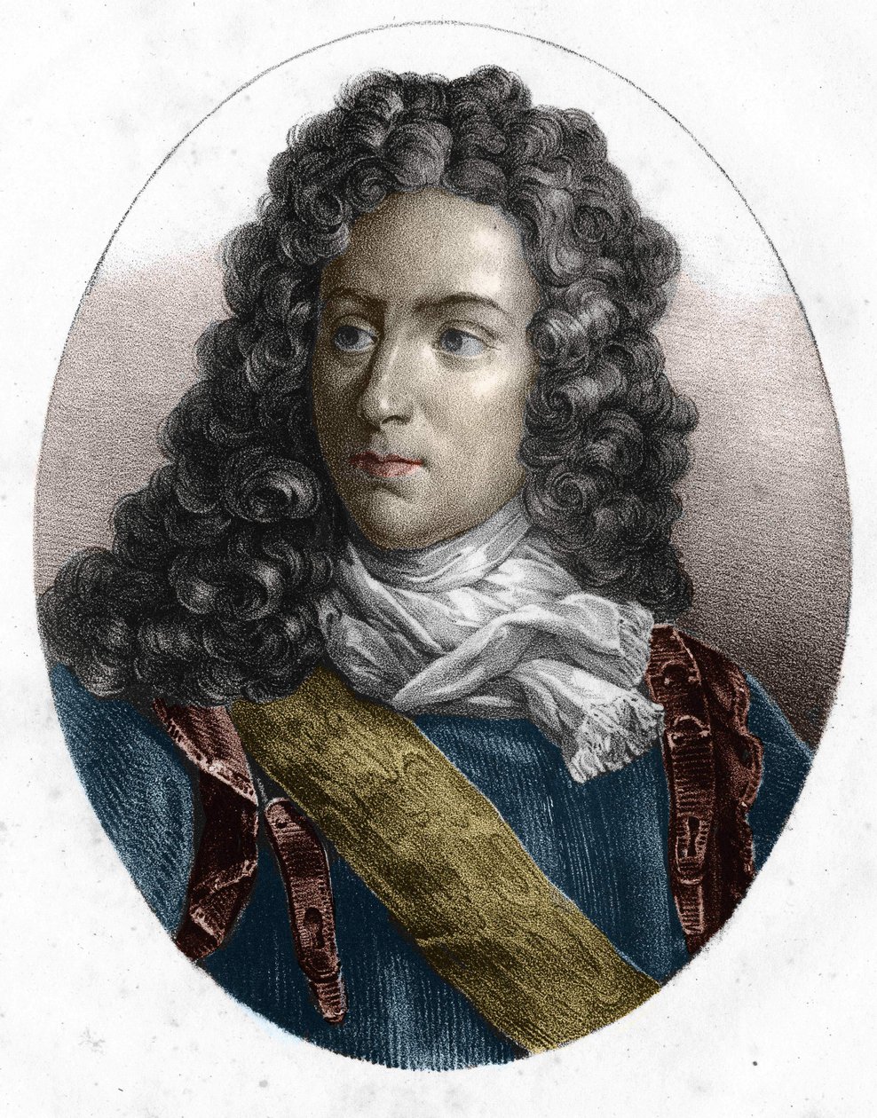 Portrét René Duguay Trouin (Duguay-Trouin) (Rene Trouin du Gue dit) (1673-1736), francouzský námořník. od Unknown artist