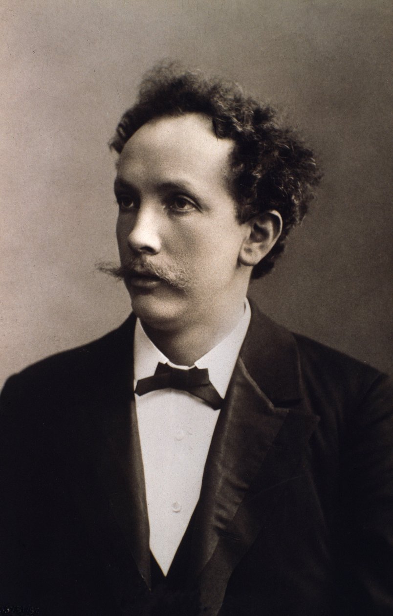 Portrét Richarda Strausse (černobílá fotografie) od Unknown artist