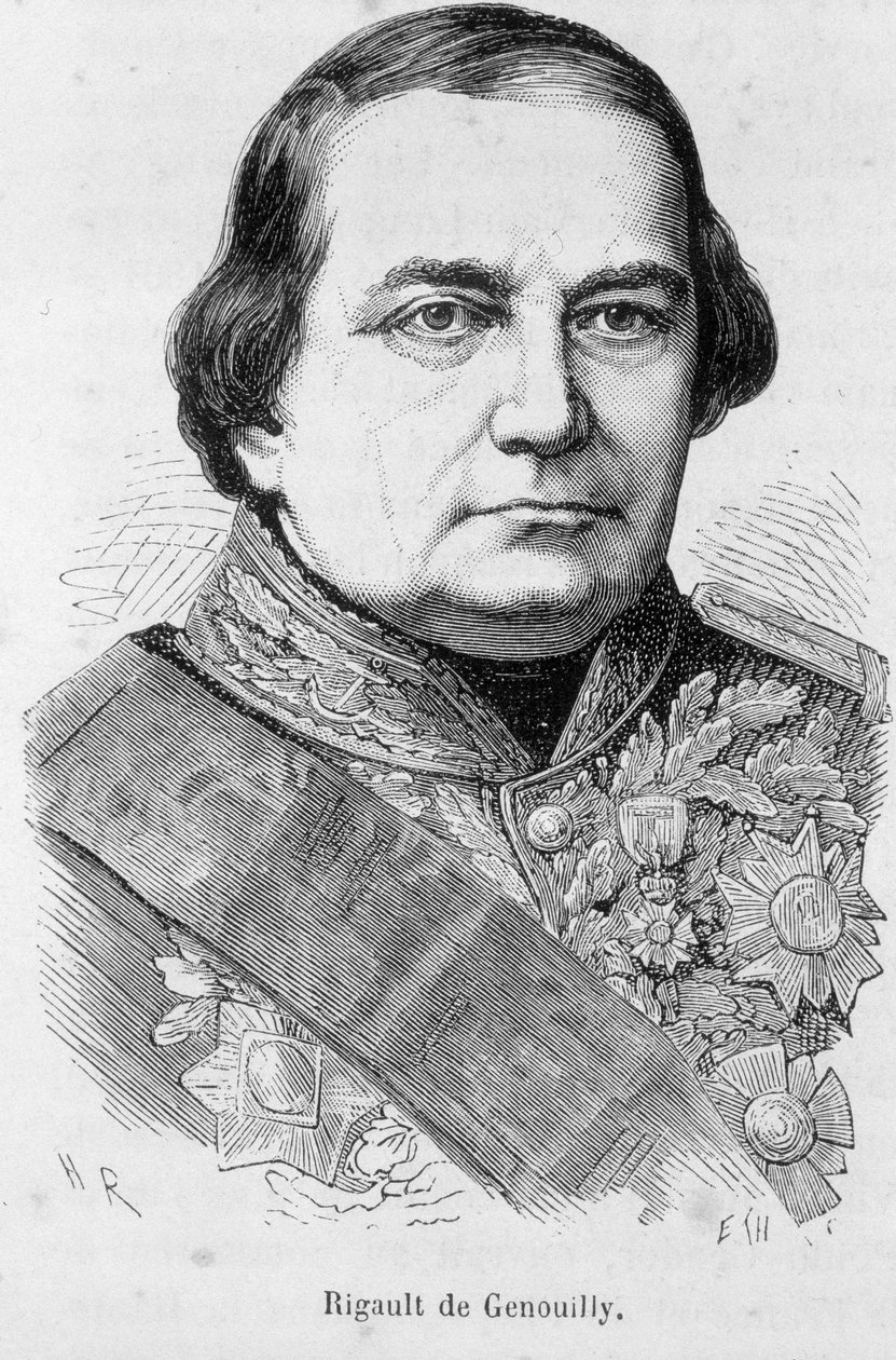 Portrét Rigault de Genouilly od Unknown artist