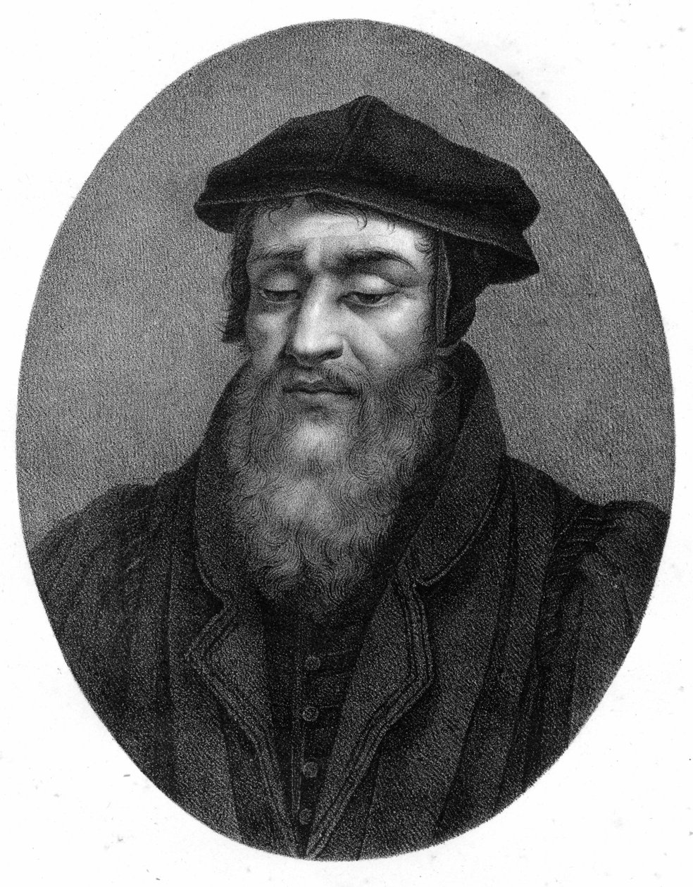Portrét Roberta I. Estienna (1498 - 1559), humanisty, vydavatele a tiskaře. od Unknown artist