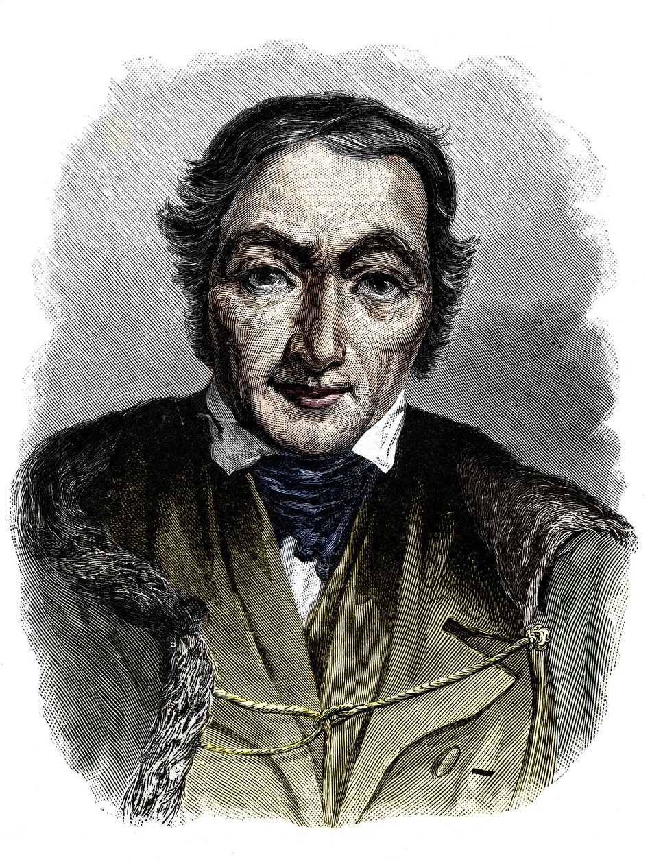 Portrét Roberta Owena (1771-1858), britského filantropa a socialisty. od Unknown artist