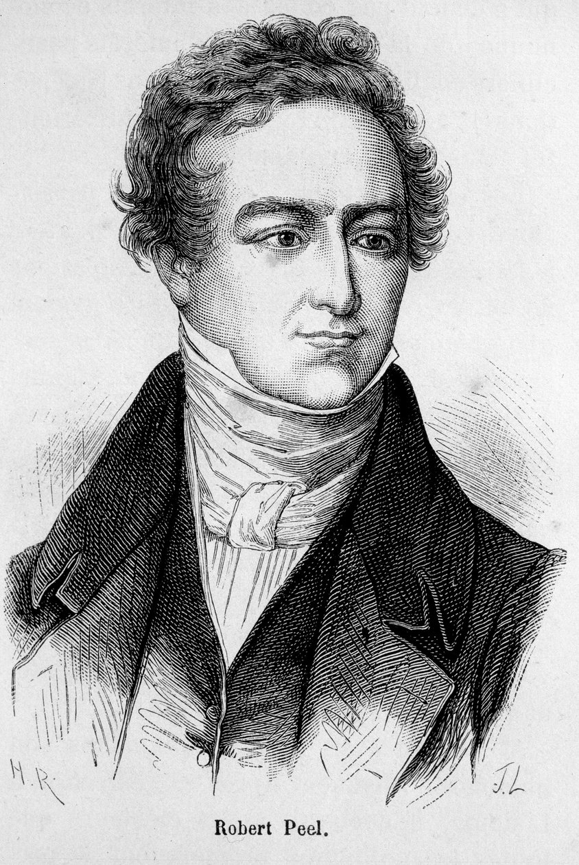 Portrét Roberta Peela, britského politika (1788 - 1850) od Unknown artist