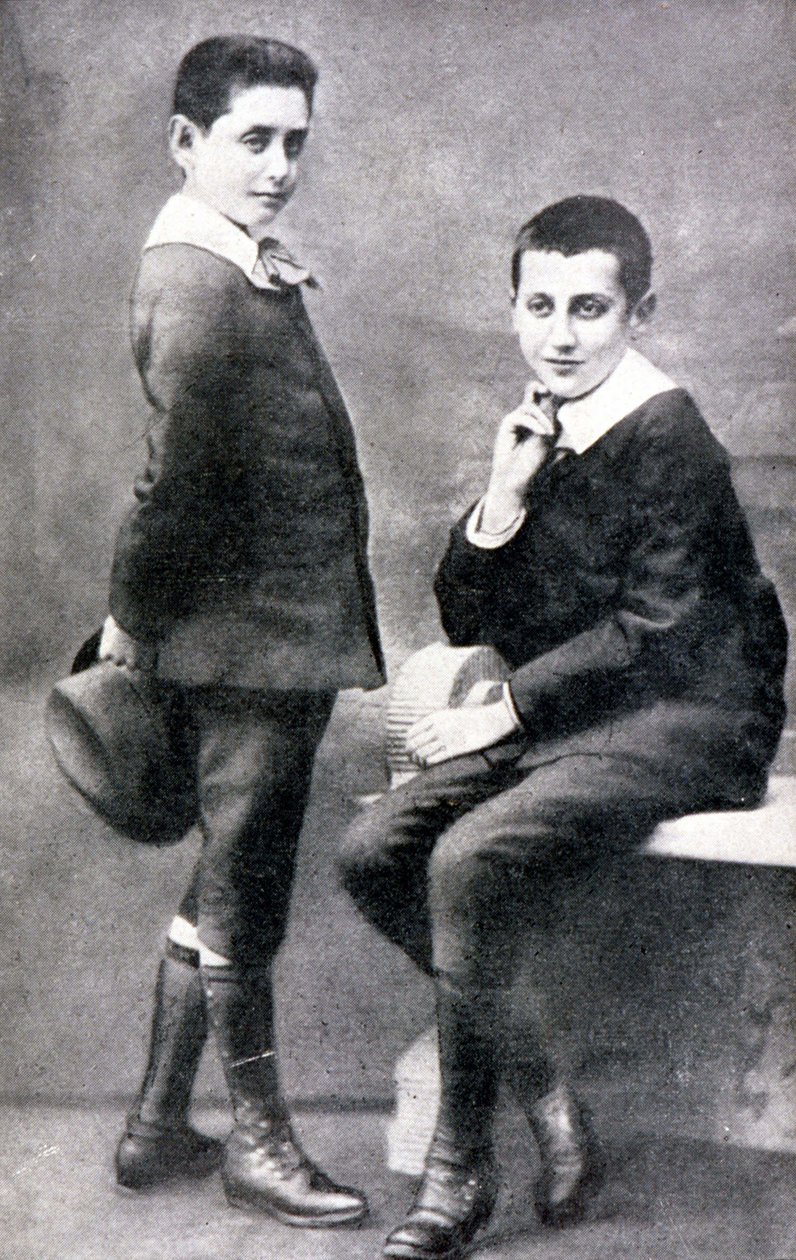 Portrét Roberta a Marcela Proustových, n.d. v. 1885. od Unknown artist