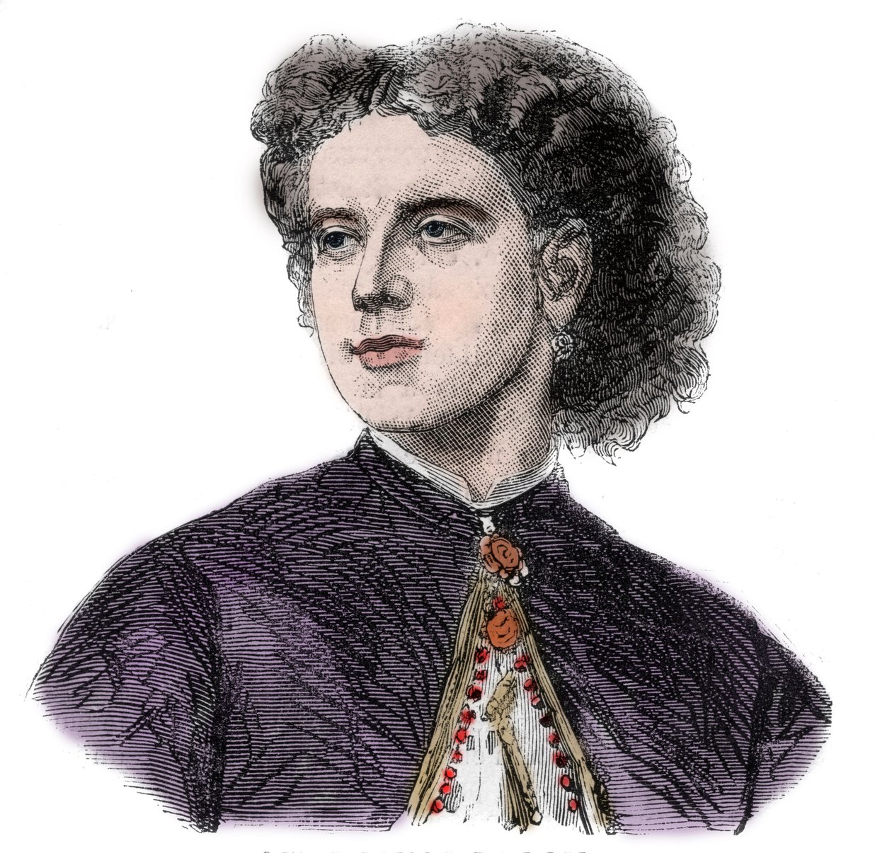 Portrét Rosine Bloch (1844-1891) Francouzská mezzosopranistka od Unknown artist