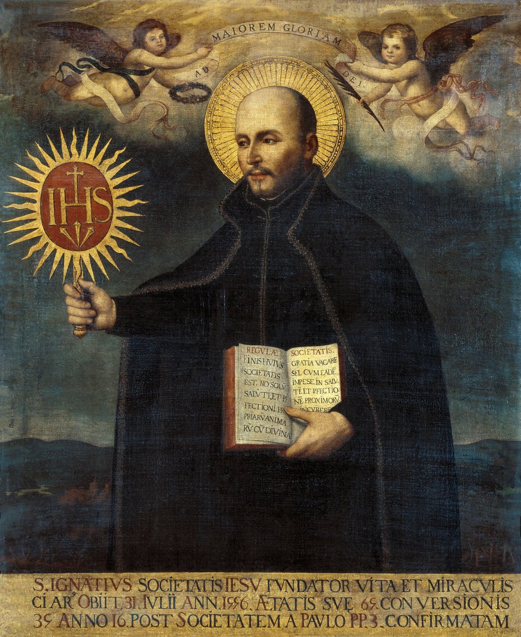 Portrét svatého Ignáce de Loyola (1491-1556) od Unknown artist