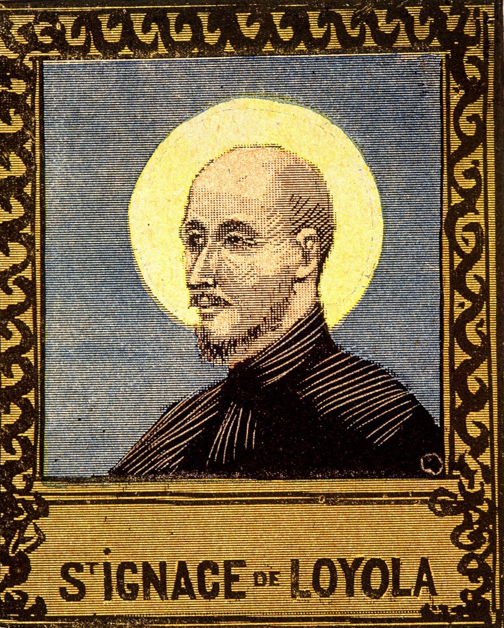 Portrét svatého Ignáce z Loyoly (1491 - 1556), zakladatele Tovaryšstva Ježíšova. 19. století. od Unknown artist