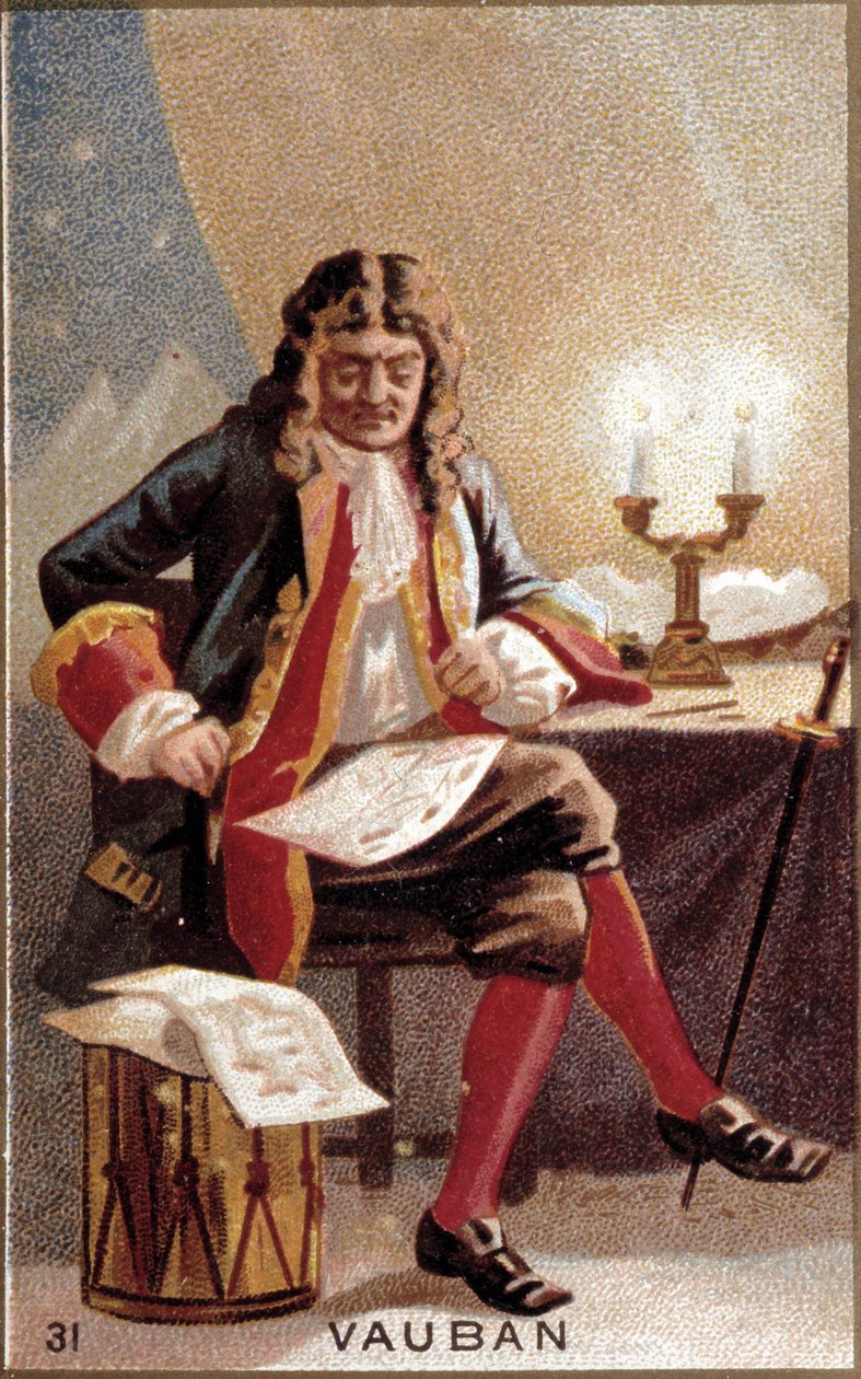 Portrét Sébastiena Le Prestre de Vauban (1633-1707), maršála Francie. od Unknown artist