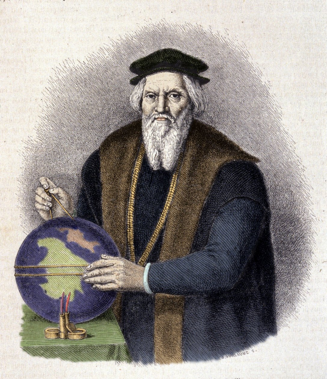 Portrét Sebastiena Cabota (1476-1557), italského mořeplavce. (Sebastiano Caboto). od Unknown artist