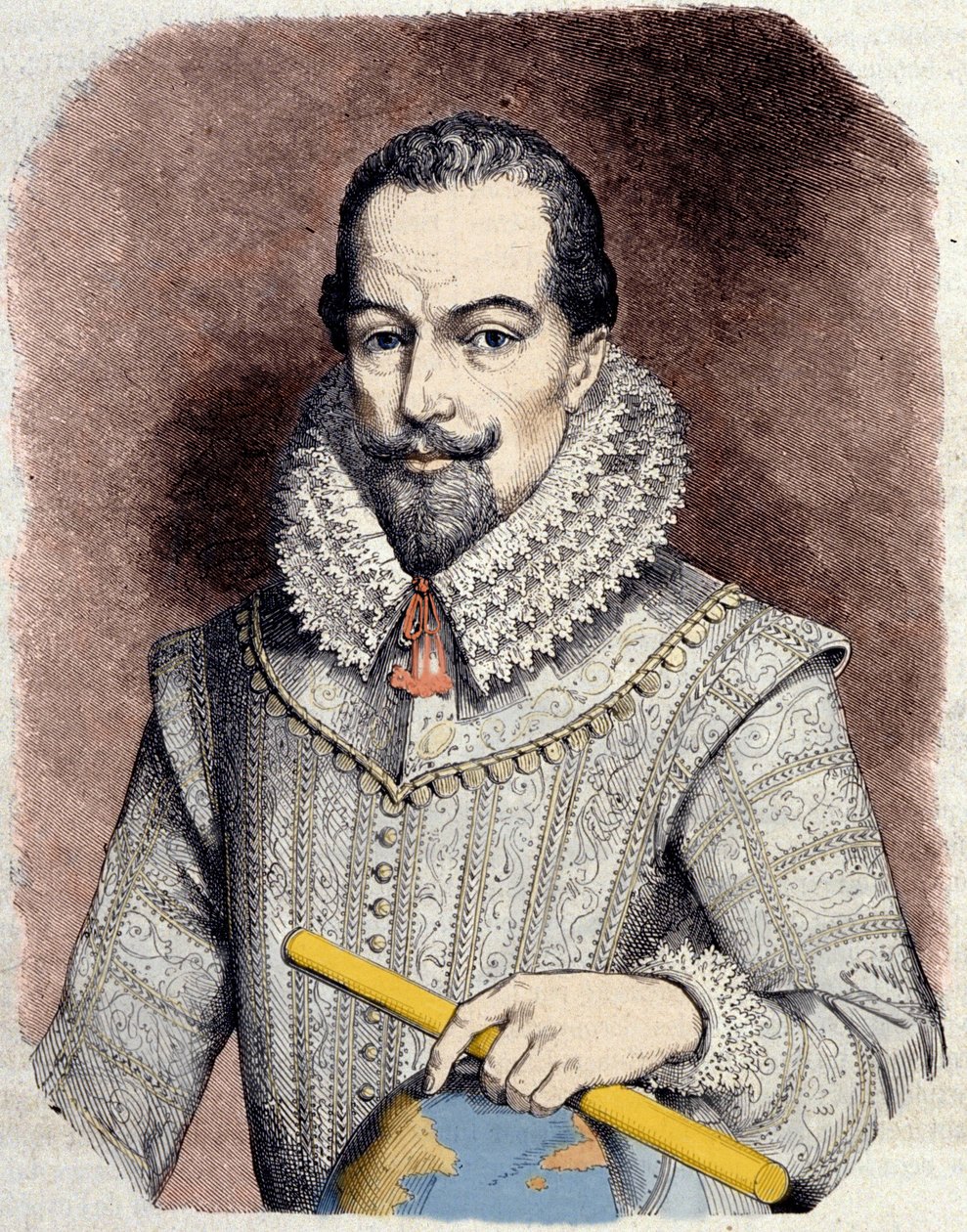 Portrét sira Waltera Raleigha (1552-1618), anglického dvořana, mořeplavce a spisovatele. od Unknown artist